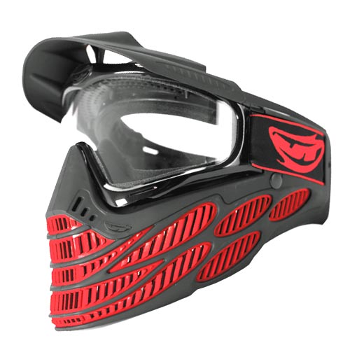 JT Flex 8 Thermal Paintball Goggles Red