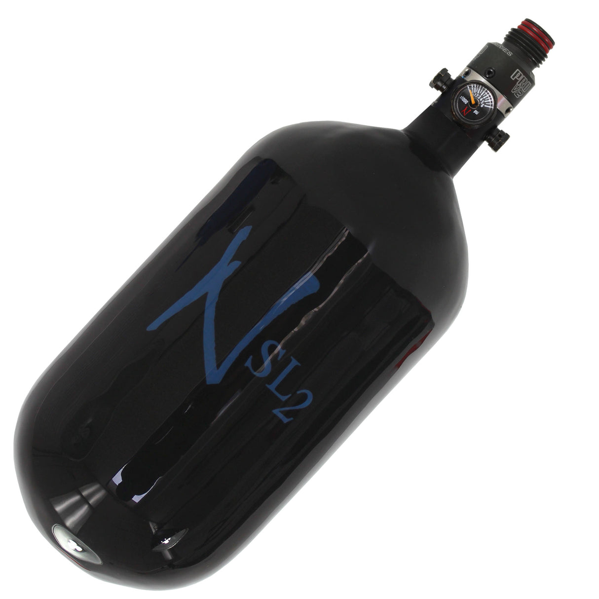 Ninja Pro V2 77 ci 4500 psi SL2 Air Tank Black / Blue Logo