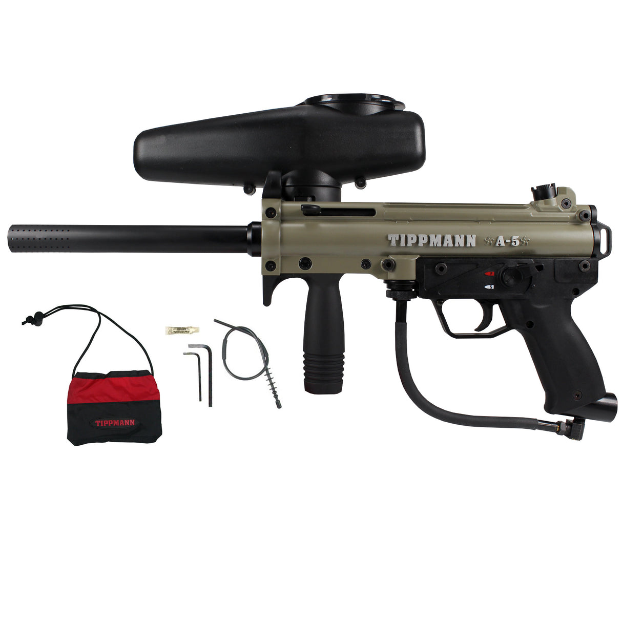 Tippmann A-5 Paintball Marker W/ Selector Switch Dark Earth