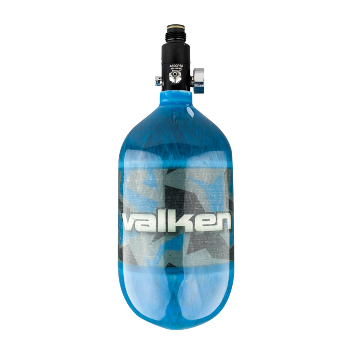 Valken 68ci 4500psi Carbon Fiber Compressed Air Tank Riot Blue