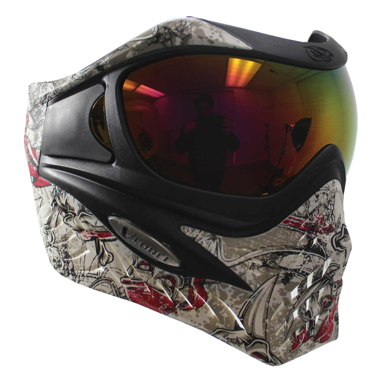 VForce Grill Paintball Mask Thermal SE Jolly Roger